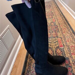 J. Crew Black Over the Knee Boots